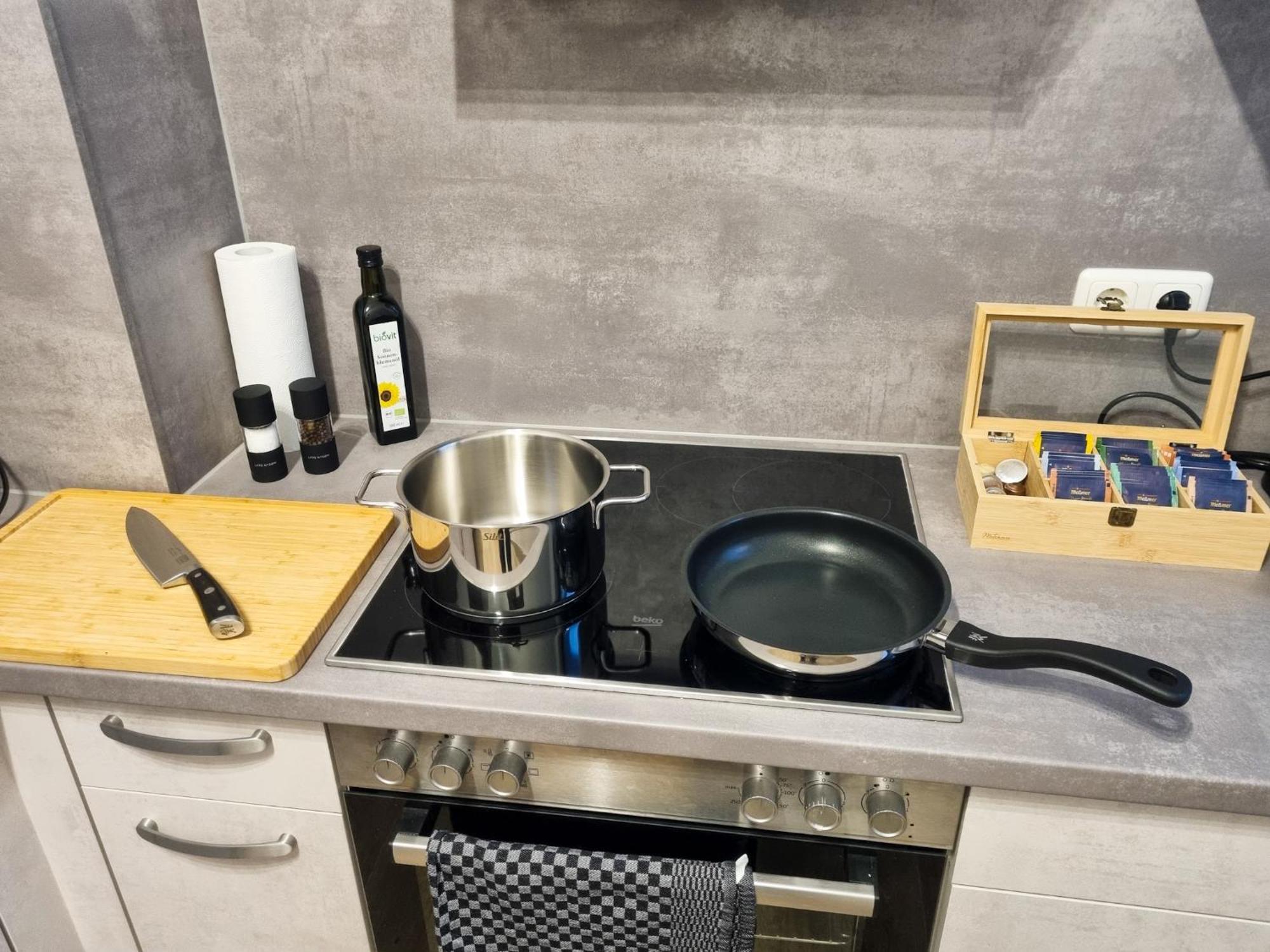 Maremar - Design Maisonette Altstadt - 4 Pers - 57Qm - Luxus Boxspringbett - Kueche - Arbeitsplatz - Privater Parkplatz Greiz Eksteriør bilde