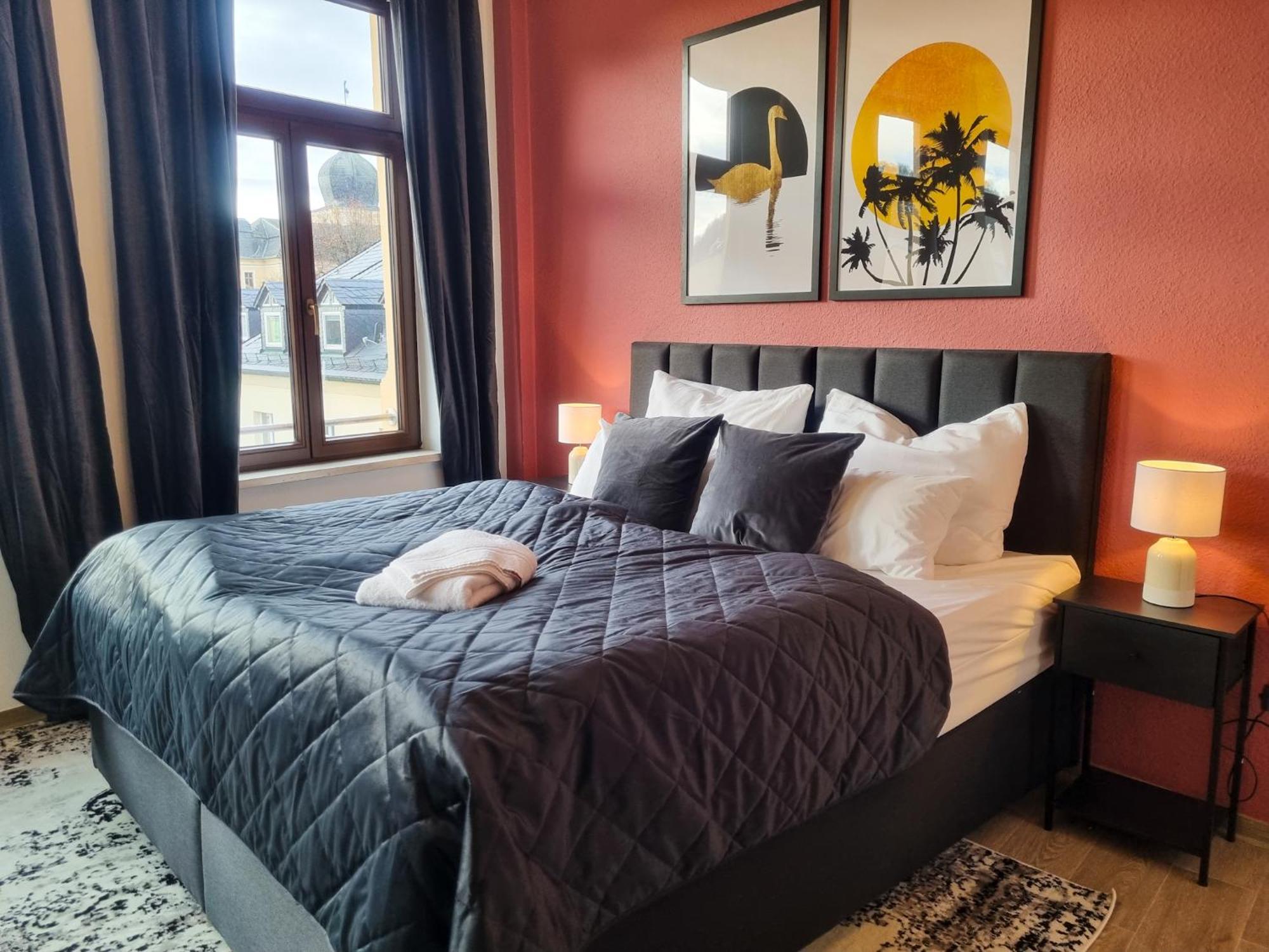 Maremar - Design Maisonette Altstadt - 4 Pers - 57Qm - Luxus Boxspringbett - Kueche - Arbeitsplatz - Privater Parkplatz Greiz Eksteriør bilde